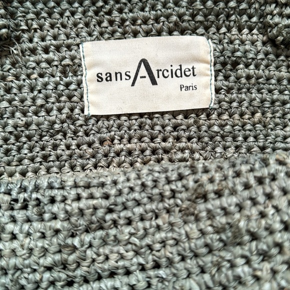 Sans Arcidet Large Kapity Straw Tote - Picture 2 of 4